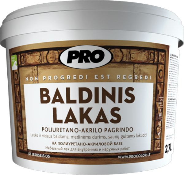 Lakas baldinis PRO BALDINIS 0,75 l pusiau matinis