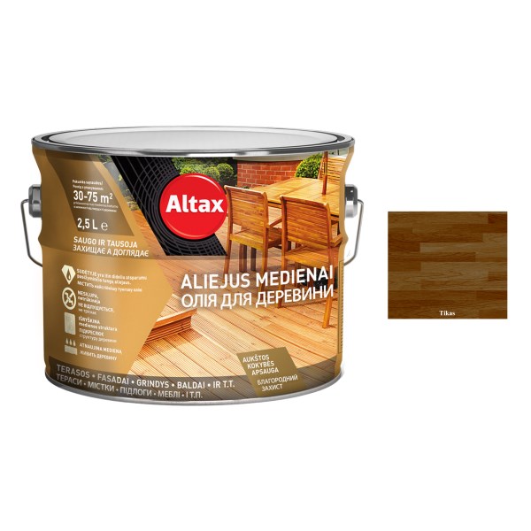 Aliejus medienai ALTAX Altaxin 2,5 l tikas