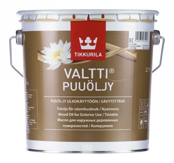 Impregnantas - medienos dažyvė Tikkurila Valtti Wood Oil 2,7 L