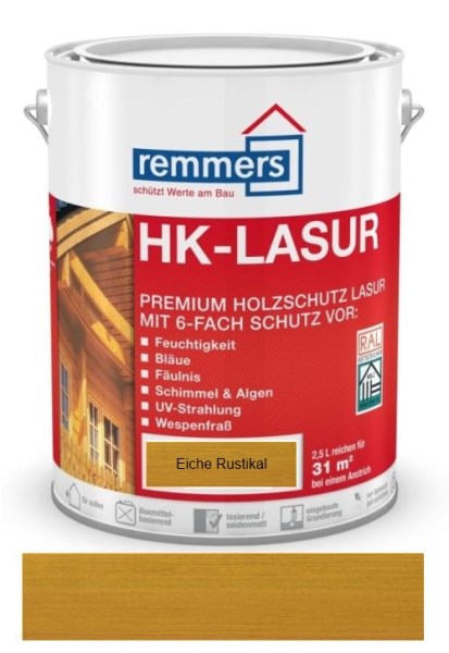 Impregnantas AIDOL HK-LASUR EICHE RUSTIK 5 l