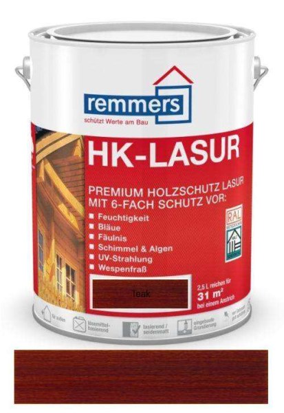 Impregnantas medienai HK-Lasur Teak 5 l REMMERS