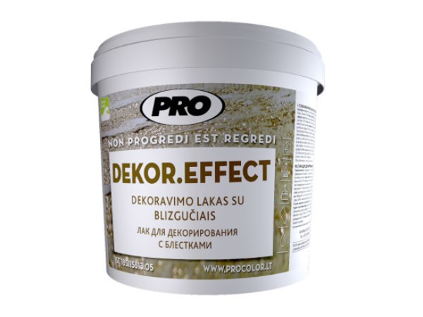 Lakas PRO DEKOR EFFECT sidabro sp. 0,5 kg
