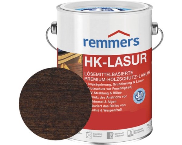 Impregnantas medienai HK-Lasur Palisander 2,5 l REMMERS