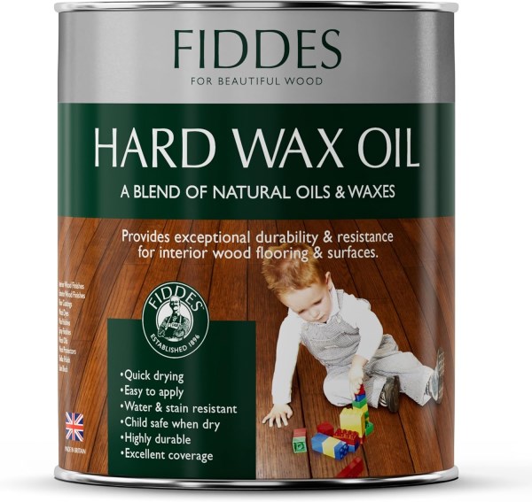 TONUOTA MEDIENOS ALYVA SU KIETAISIAIS VAŠKAIS FIDDES HARD WAX OIL, BELGIUM GRAY spalva, 2,5 l