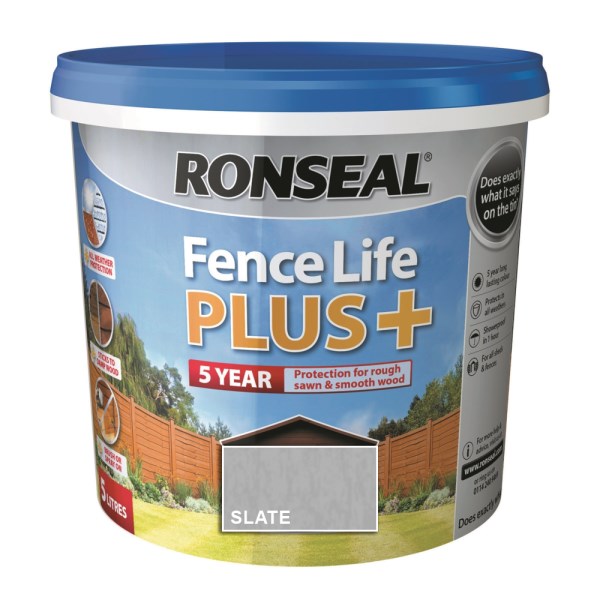 Impregnantas Ronseal FenceLife Plus Slate 9 L