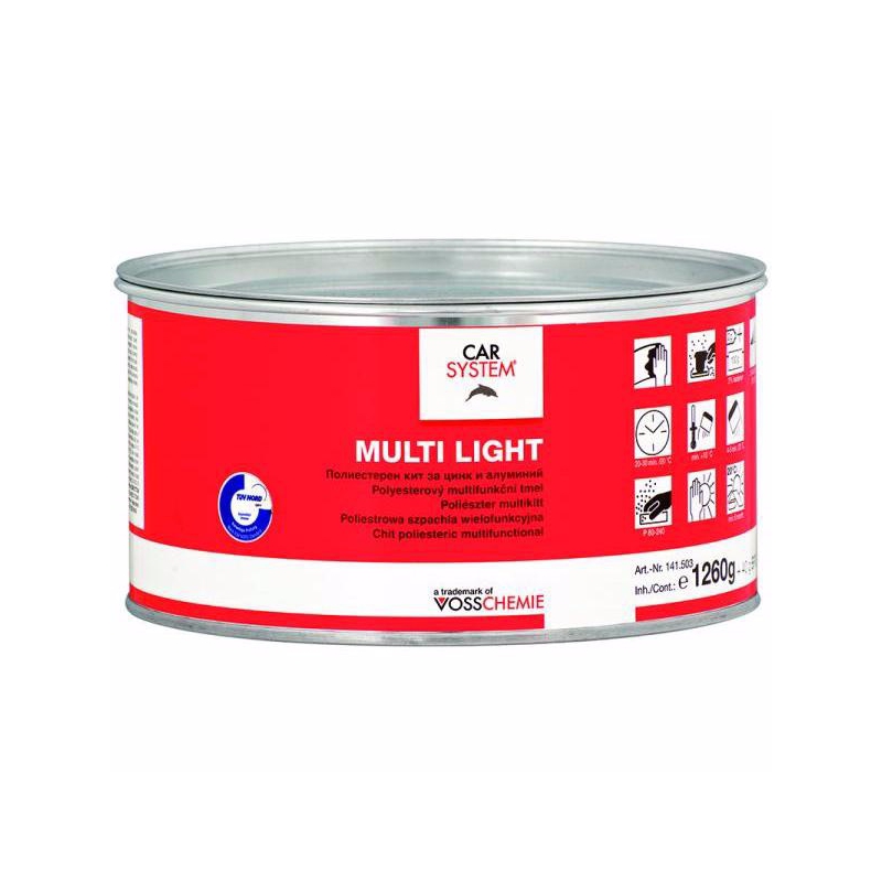 CARSYSTEM Putty Multi Light 1,3 kg