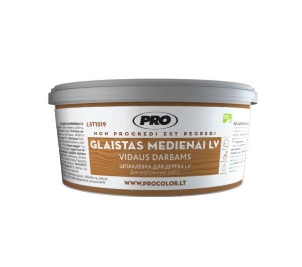 Glaistas medienai PRO LV - baltas 1 kg
