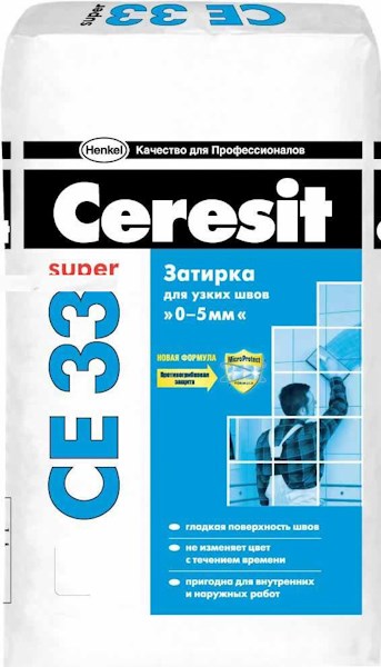 Plytelių siūlių glaistas CERESIT CE33/58 Rudas tamsiai 5 kg