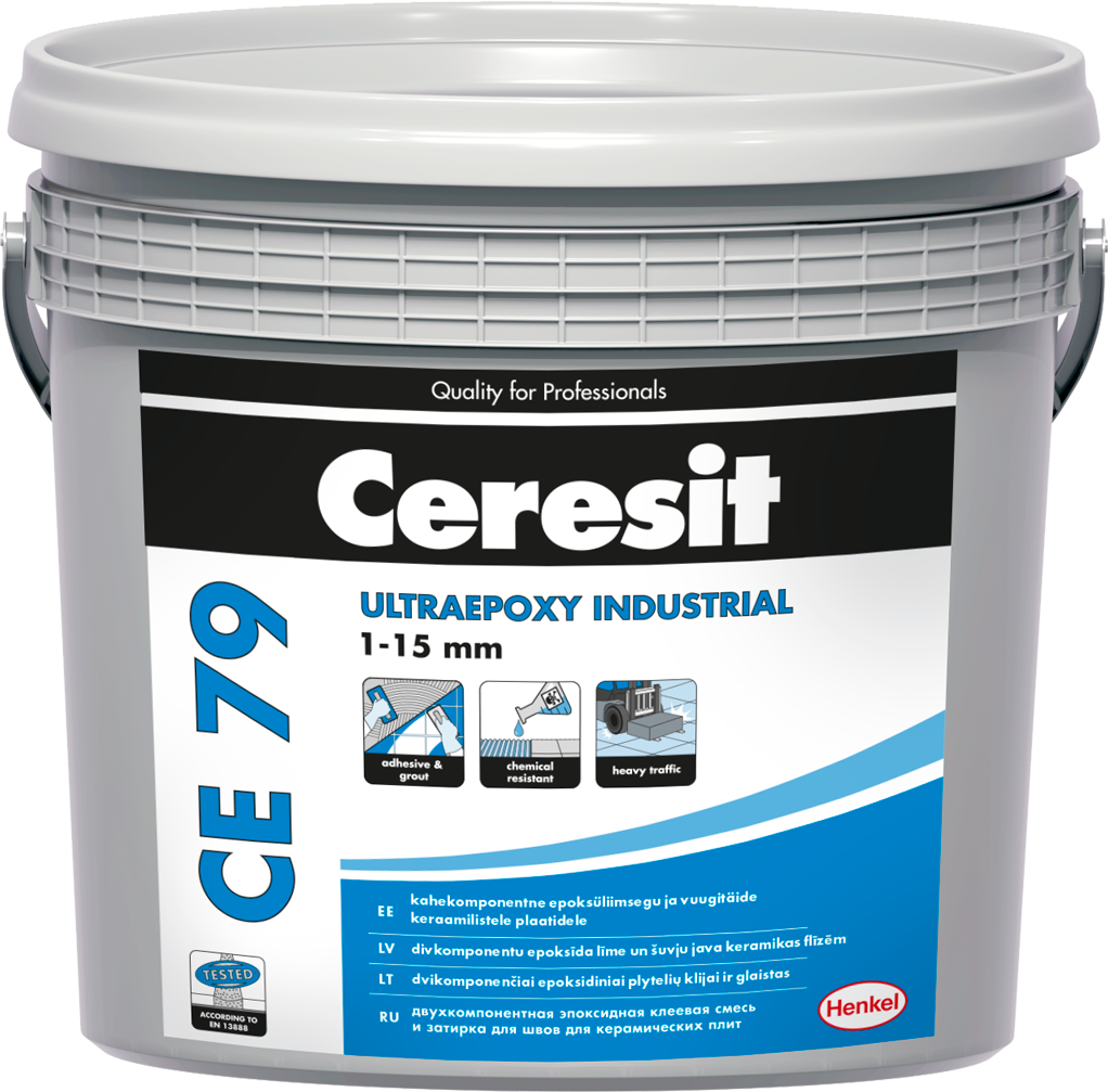 Glaistas-klijai Ceresit CE79 UltraEpoxy Industrial Graphite 716 5kg