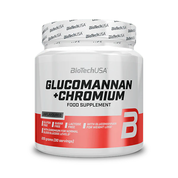 BioTech Glucomannan + Chromium 225 g. - Unflavoured