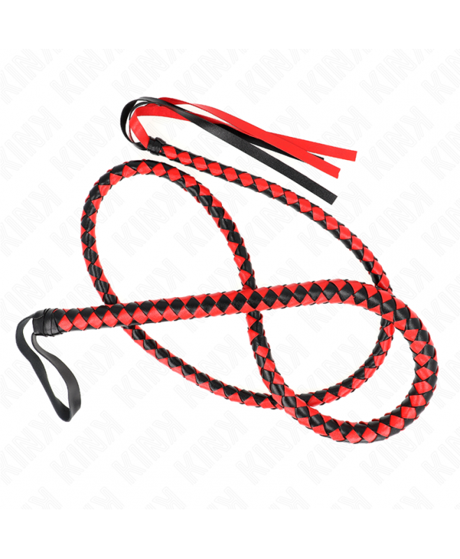 KINK - RED LONG SNAKE WHIP 210 CM