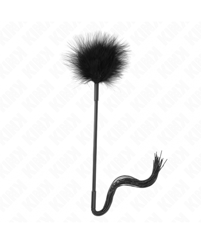 KINK - SILICONE WHIP WITH FEATHERS FOR TICKLE 47 CM