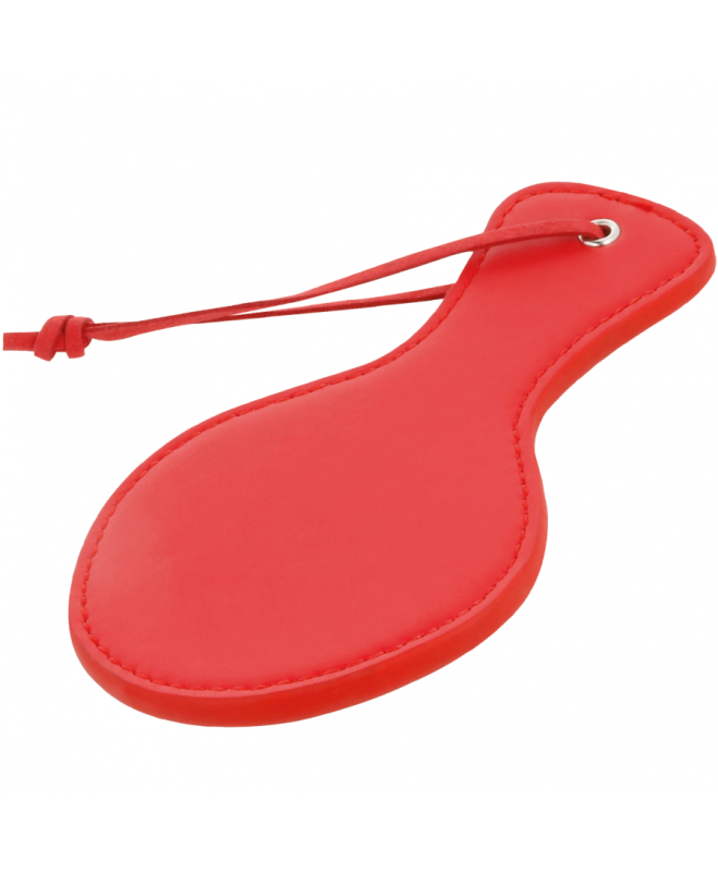 DARKNESS RED ROUNDED FETISH PADDLE