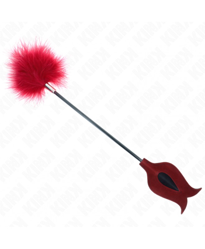 KINK - TICKLE FEATHERS WITH ROSE-SHAPED PADDLE 8 CM