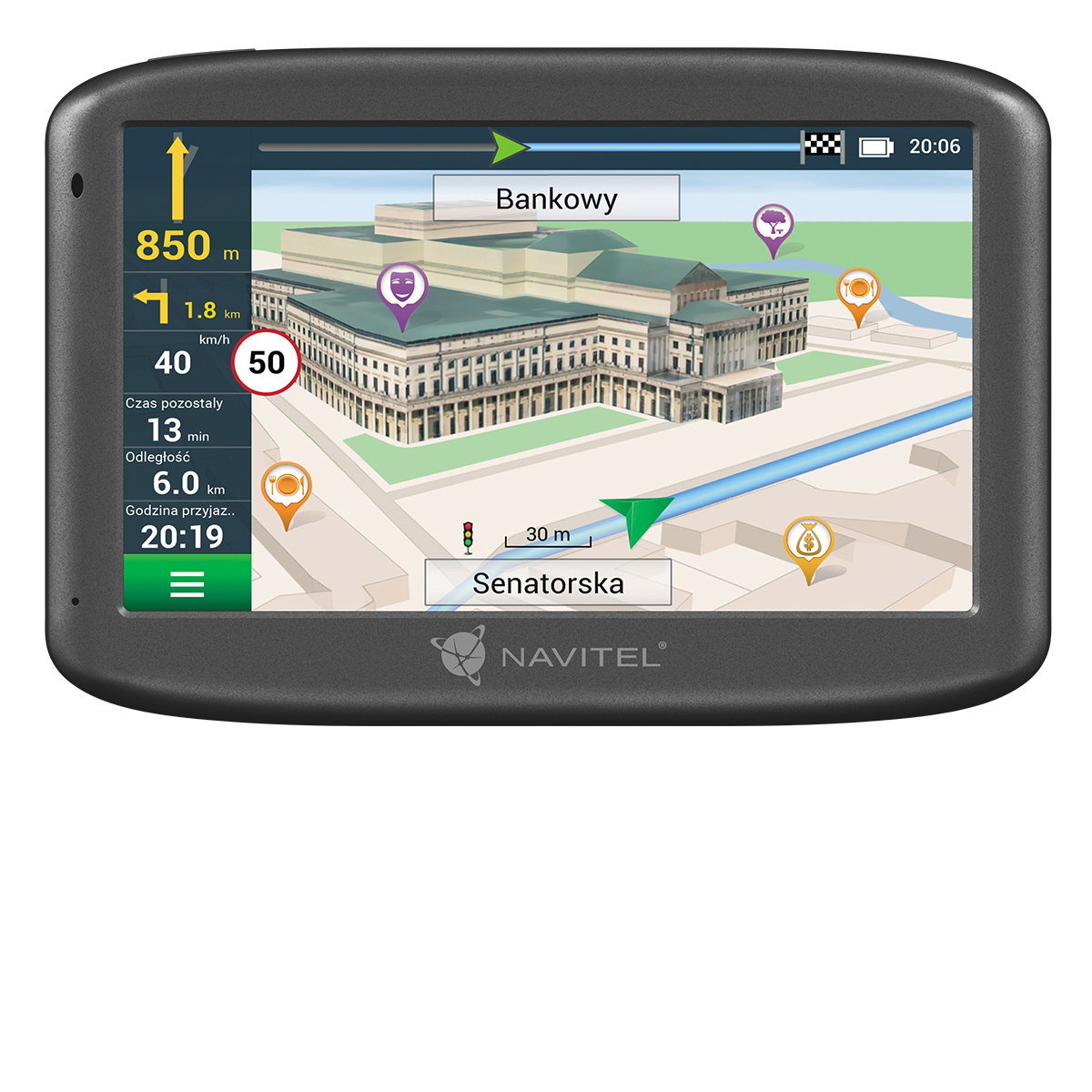 GPS navigacija Navitel E505 Magnetic 5.0" (12,7 cm)