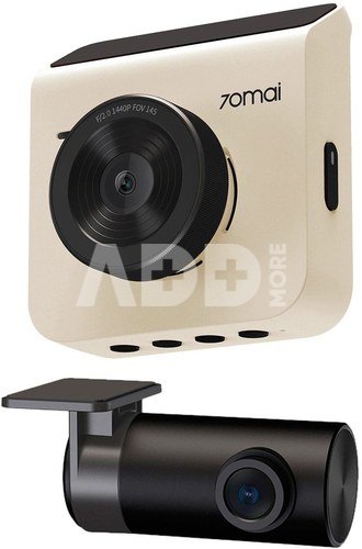 70mai car DVR A400 + rear view camera RC09, white