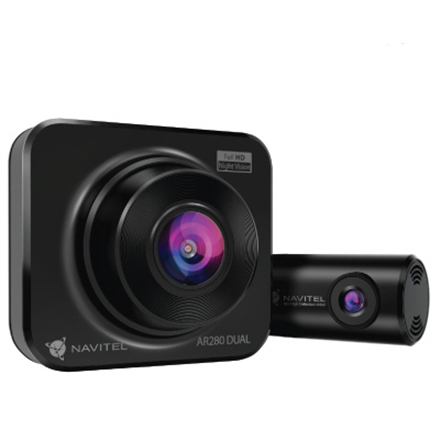 Vaizdo registratorius Navitel  AR280 DUAL  Full HD  Dashcam With an Additional Rearview Camera