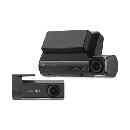 Vaizdo registratorius Mio  MiVue 955WD  Dual Car Dash Camera  4K  GPS  Wi-Fi  Dash cam  Audio