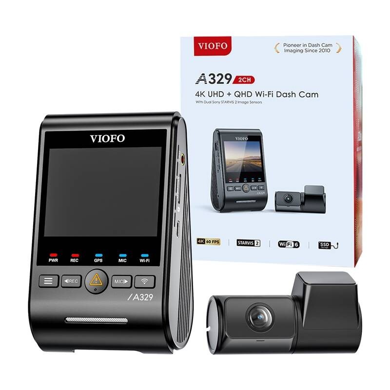 VIOFO A329 1CH 4K 60FPS WiFi, GPS vaizdo registratorius