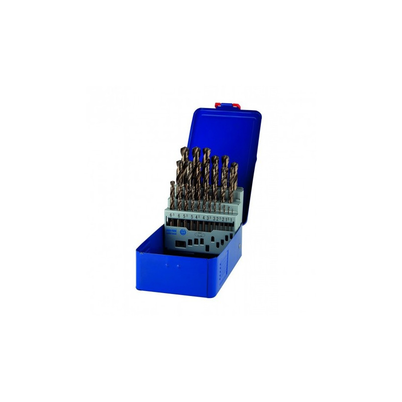 10503730 IRWIN grąžtai KOBALT KPL.25vnt. 1,0 - 13,0 mm 0,5 mm žingsniu