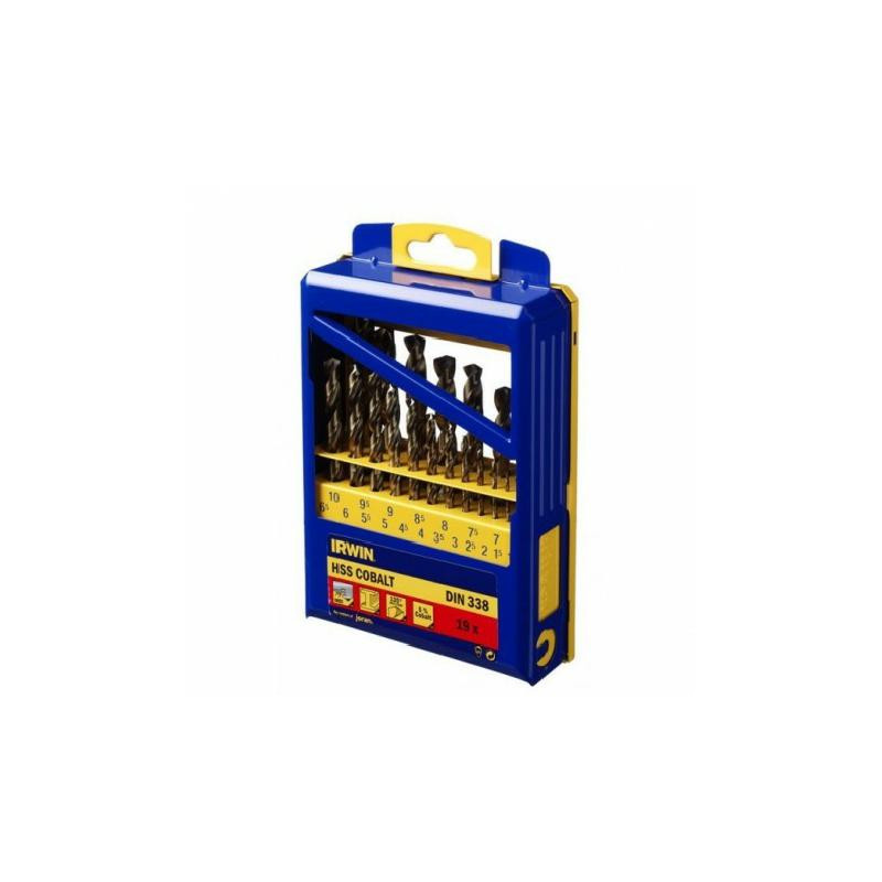 10502569 IRWIN grąžtai KOBALT KPL.19vnt.