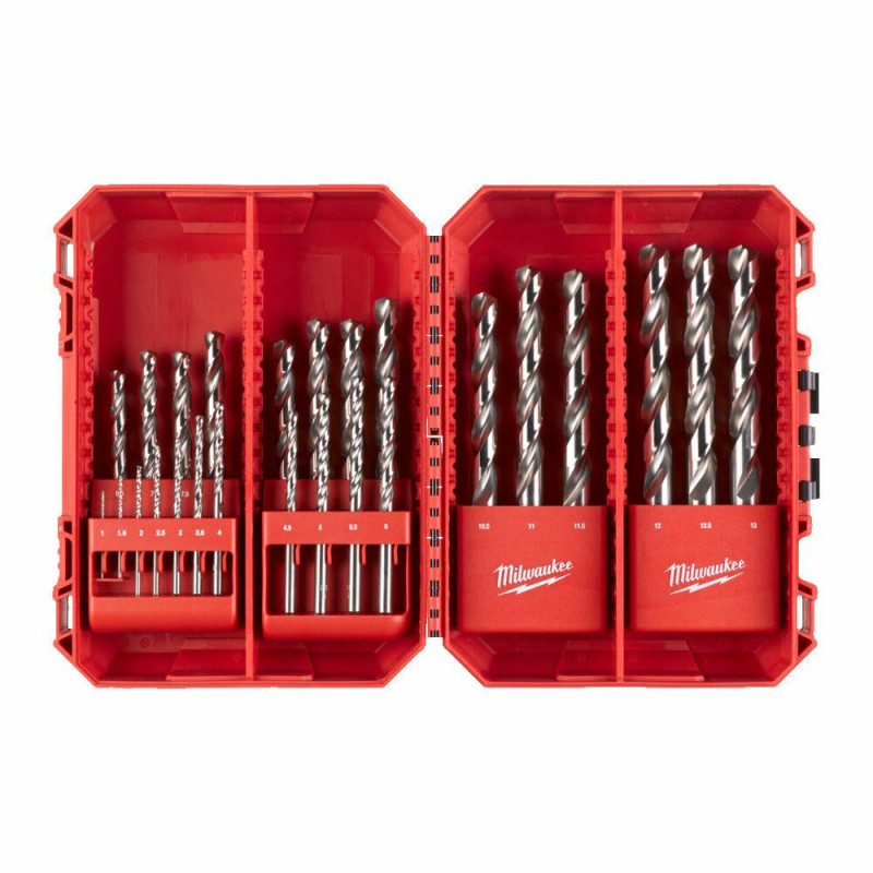 4932493870 MILWAUKEE METAL HSS-G grąžtas 25cz. /1-13mm/ THUNDERWEB.