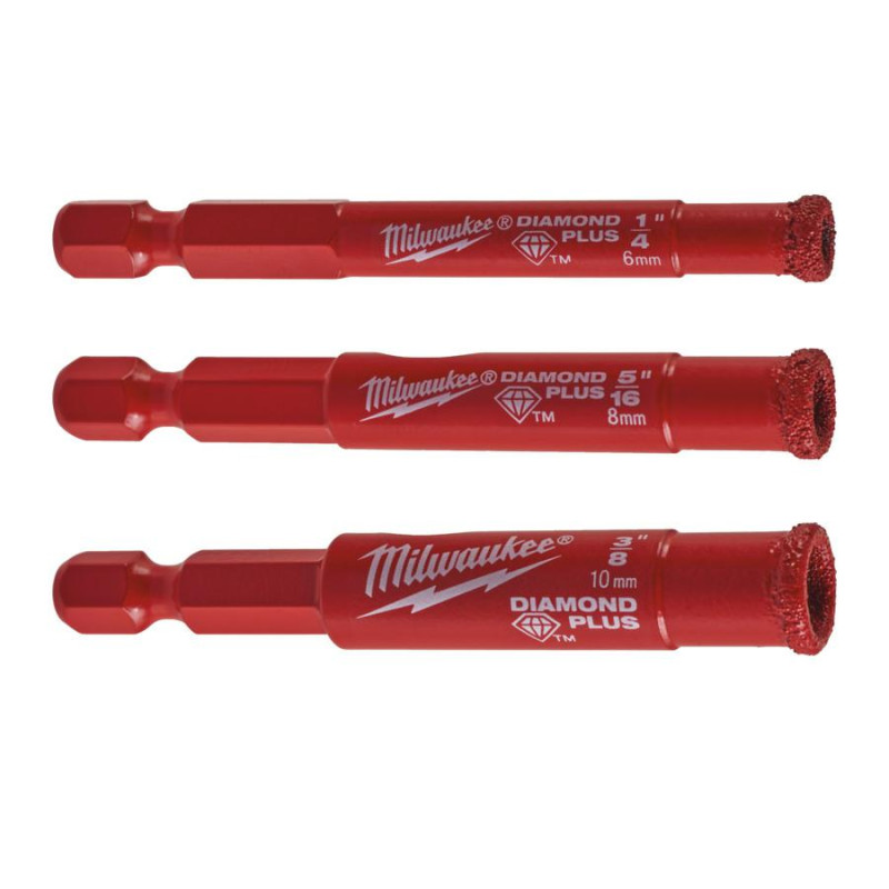 4932471771 MILWAUKEE DIAMOND CORK KIT 3vnt.