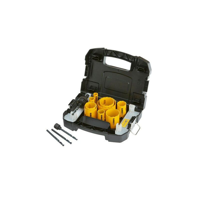 DT90350-QZ DEWALT ATIDARYMO RINKINYS 13 vnt. BIMETALINIS UNIVERSALUS