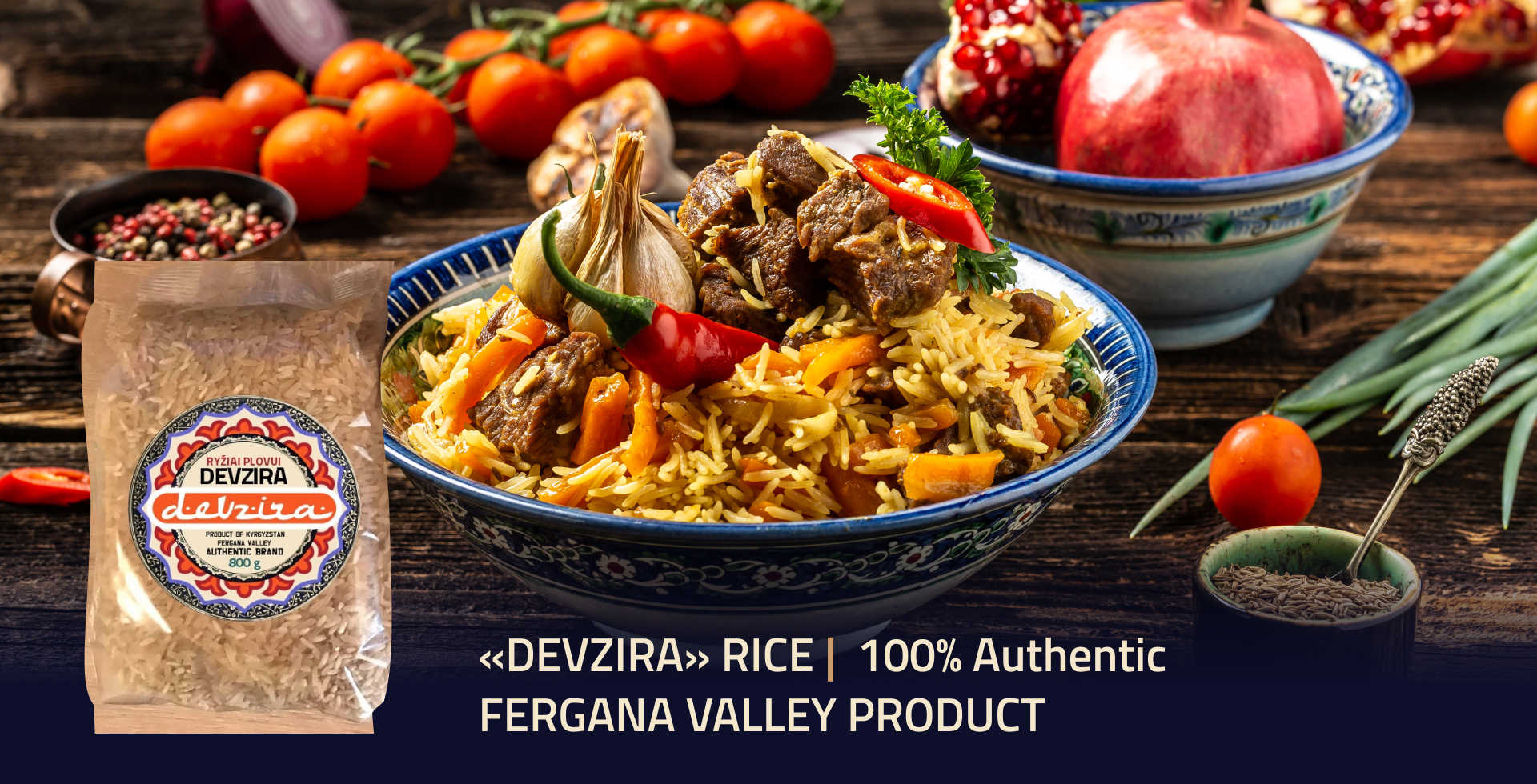 Ryžiai Uzgeno Devzira plovui 4.8 kg (6x800g)