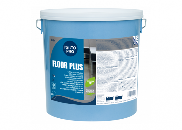 Klijai Kiilto FLOOR PLUS, vinilinei dangai, grindims ir sienoms, 10L