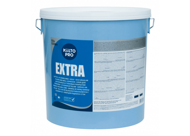 Klijai Kiilto EXTRA, vinilinei dangai, grindims ir sienoms, 15L