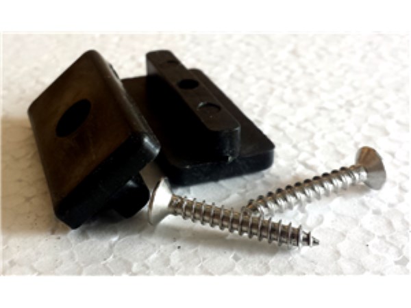 Terasinių WPC lentų plastikinis laikiklis 20 mm 20 vnt