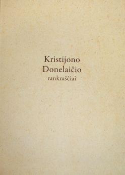 Kristijono Donelaičio rankraščiai