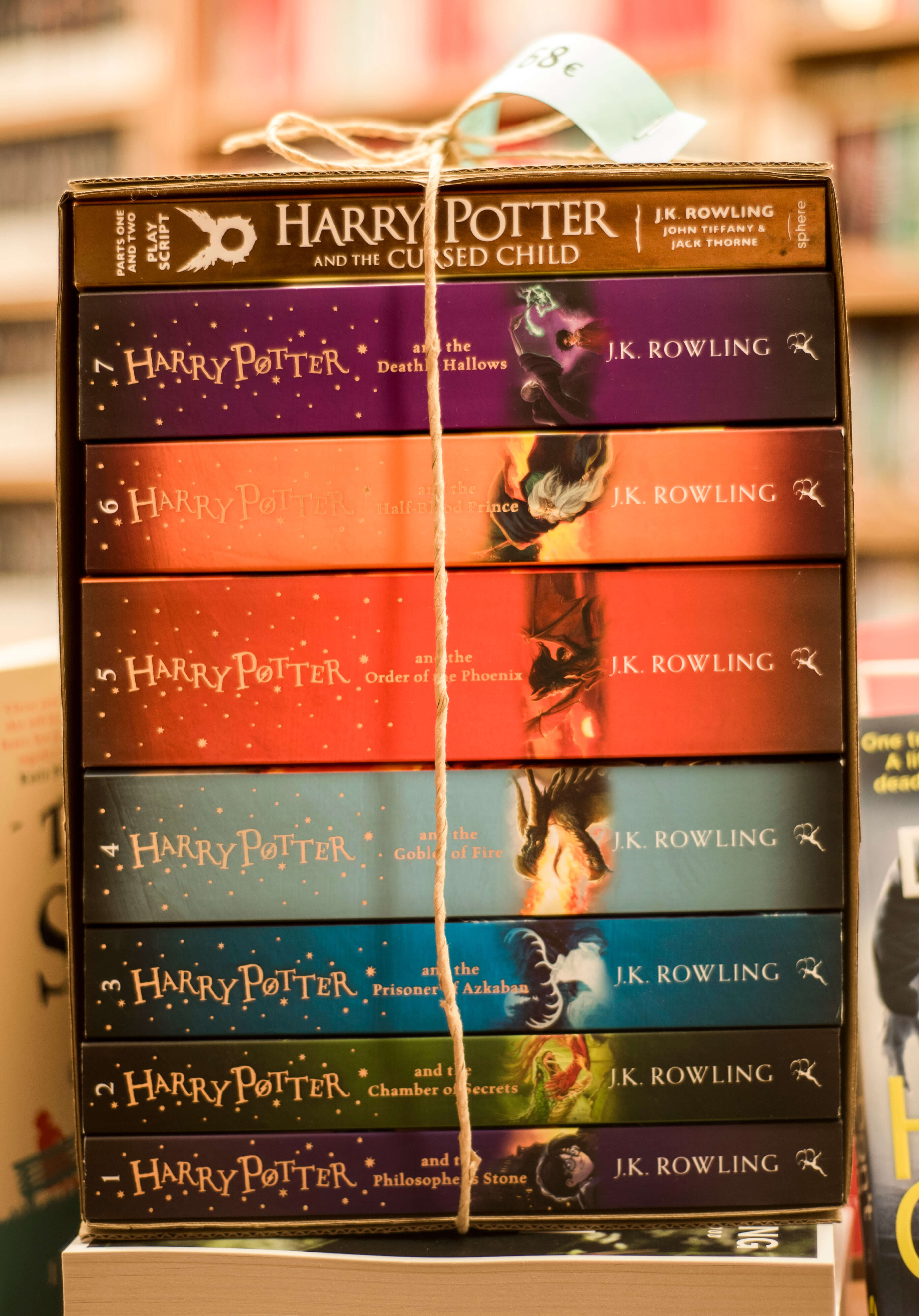 Harry Potter knygų rinkinys anglų kalba
