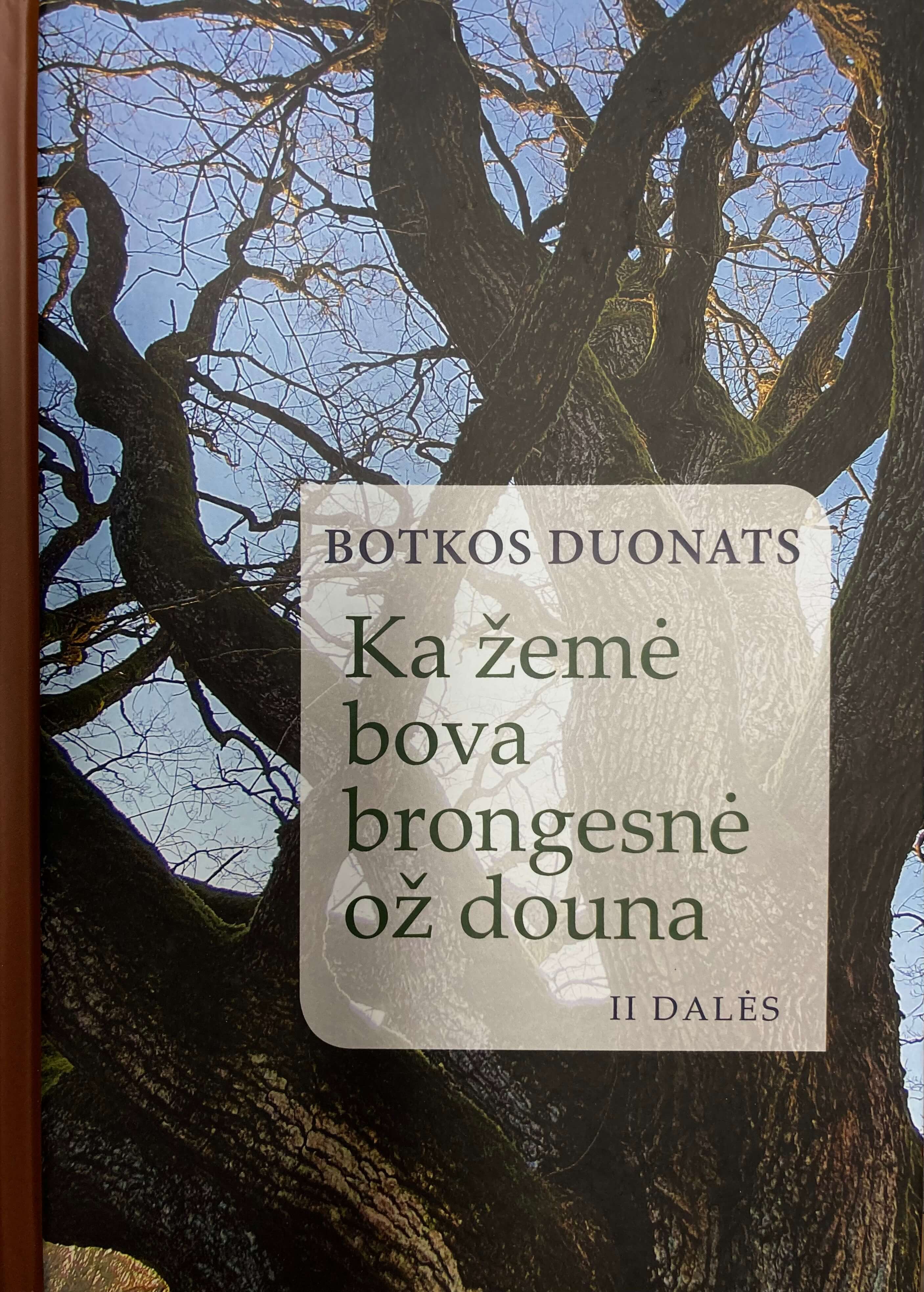 Ka žemė bova brongesnė ož douna. II dalės