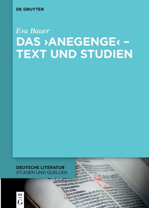 Anegenge – Text und Studien
