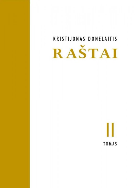 Kristijonas Donelaitis. RaštaiII t.