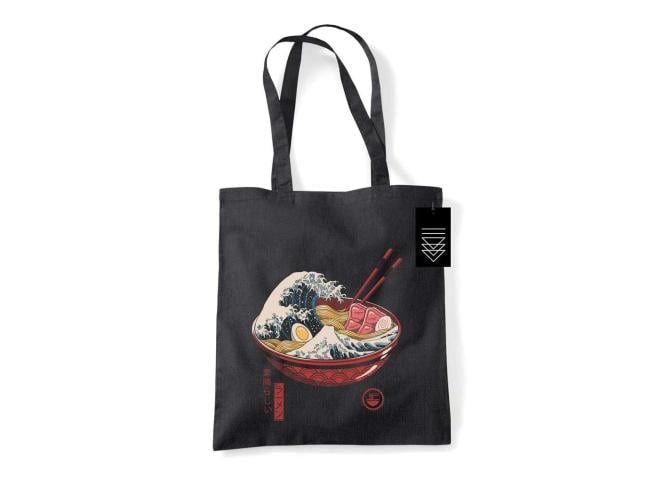 The Great Ramen Wave Tote bag