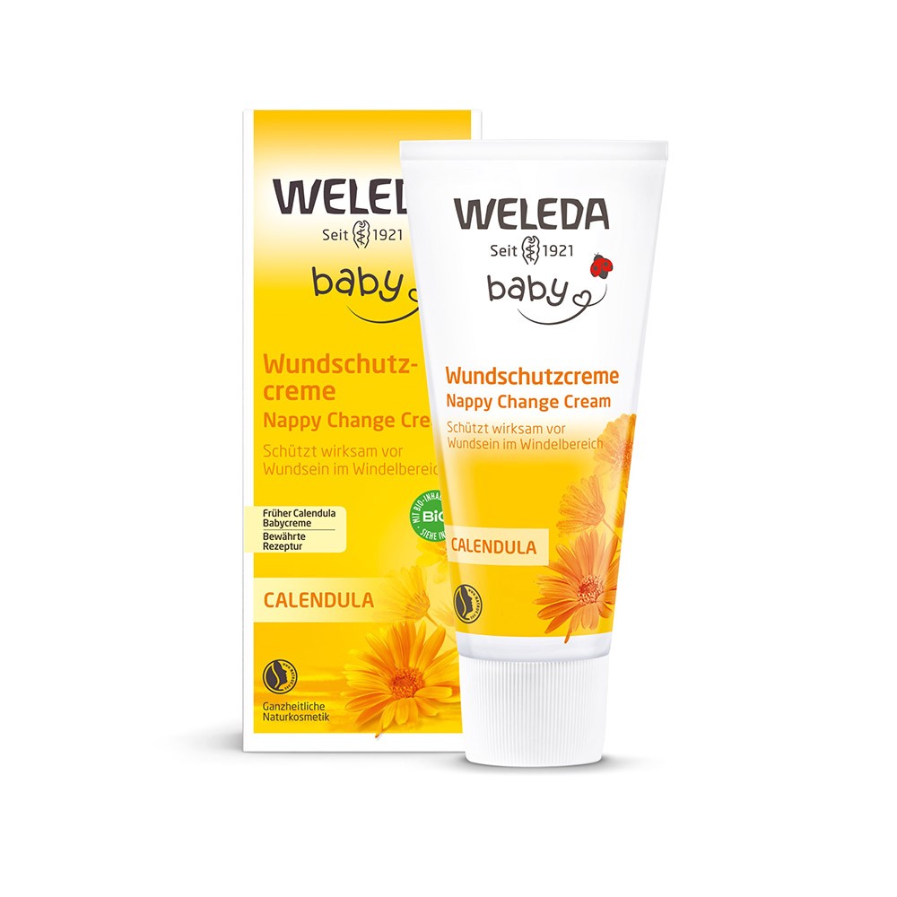 WELEDA Baby Calendula medetkų kremas vystyklų sričiai 75 ml