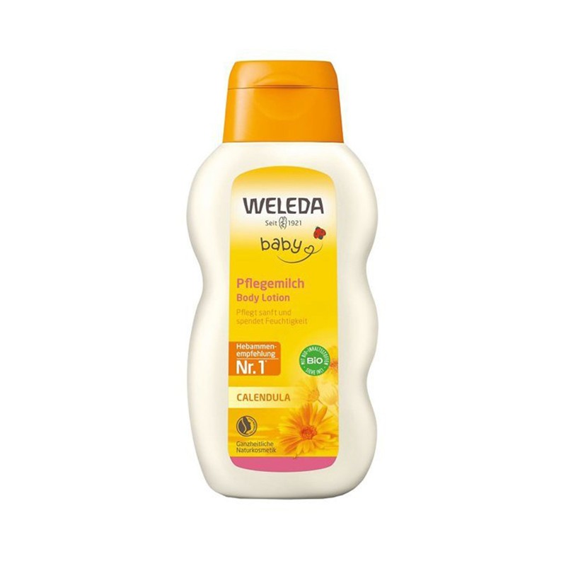 WELEDA Baby Calendula medetkų kūno pieno 200 ml