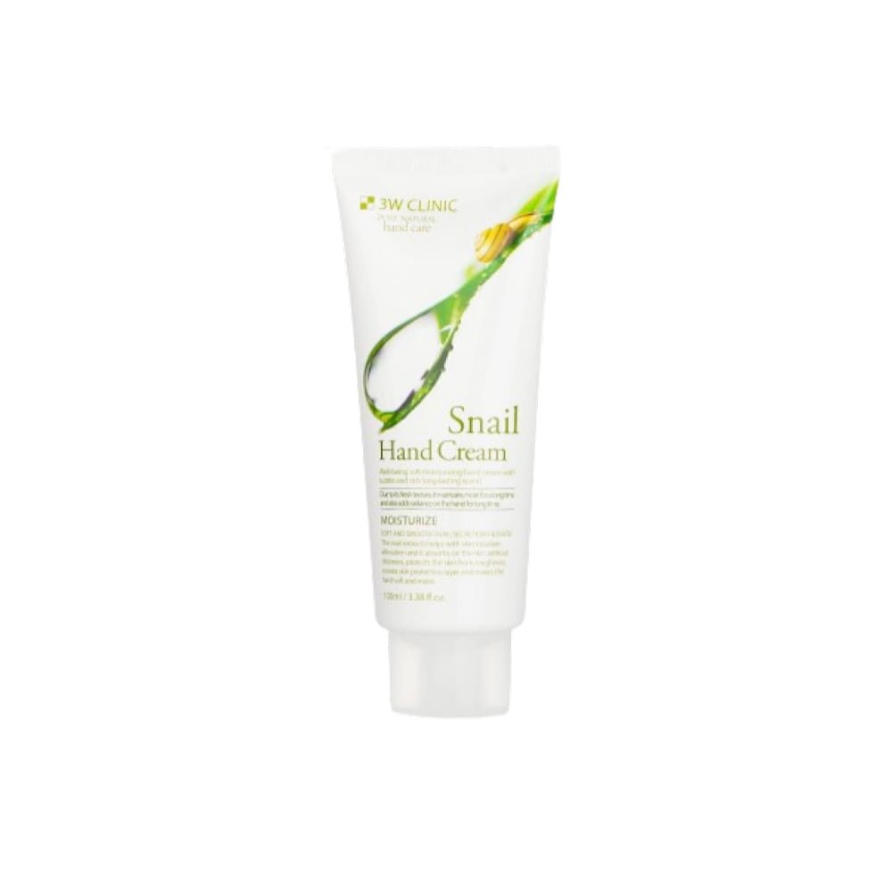 3W Clinic Moisturizing Snail Hand Cream - Drėkinantis Rankų Kremas Su Sraigių Mucinu