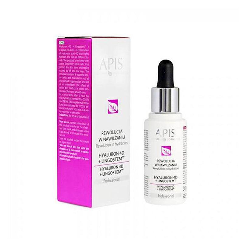 APIS REVOLUTION drėkintantis serumas hyaluron 4d + ligostem, 30 ml