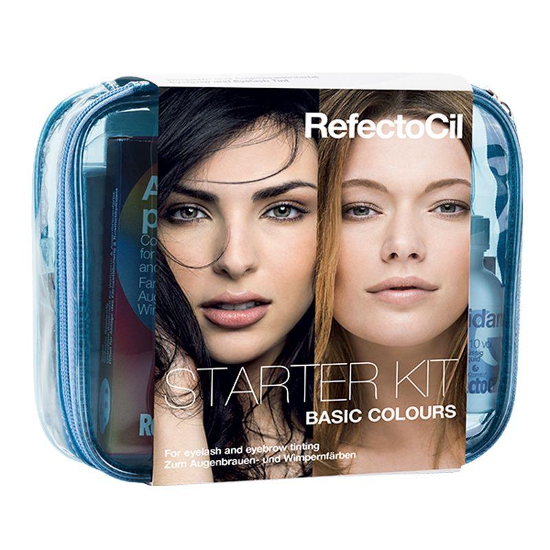 RefectoCil Starter Kit Basic Colours - rinkinys antakiams ir blakstienoms dažyti