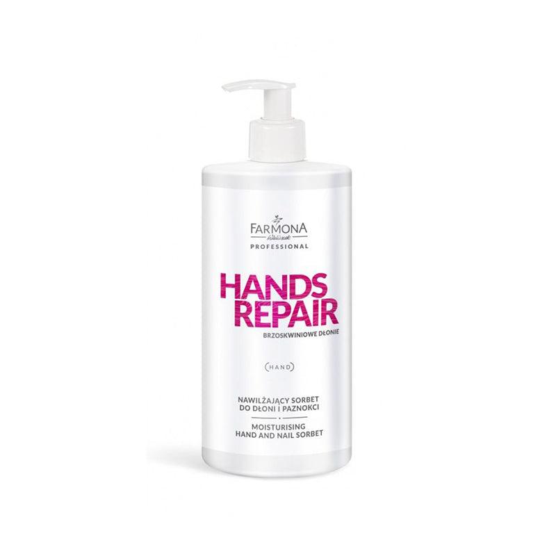 FARMONA PROFESSIONAL HANDS REPAIR drėkinamasis rankų šerbetas, 500 ml