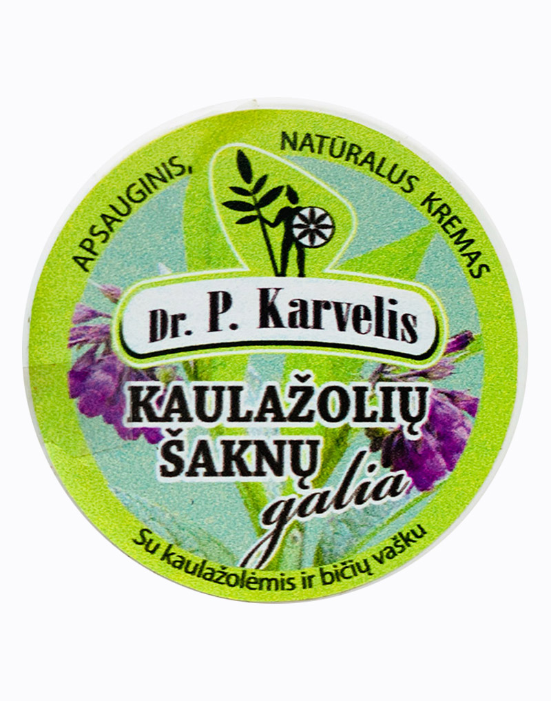 Apsauginis natūralus kremas „Kaulažolių šaknų galia”