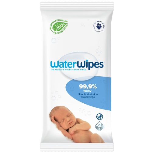 WATERWIPES drėgnos servetėlės, 28 vnt.