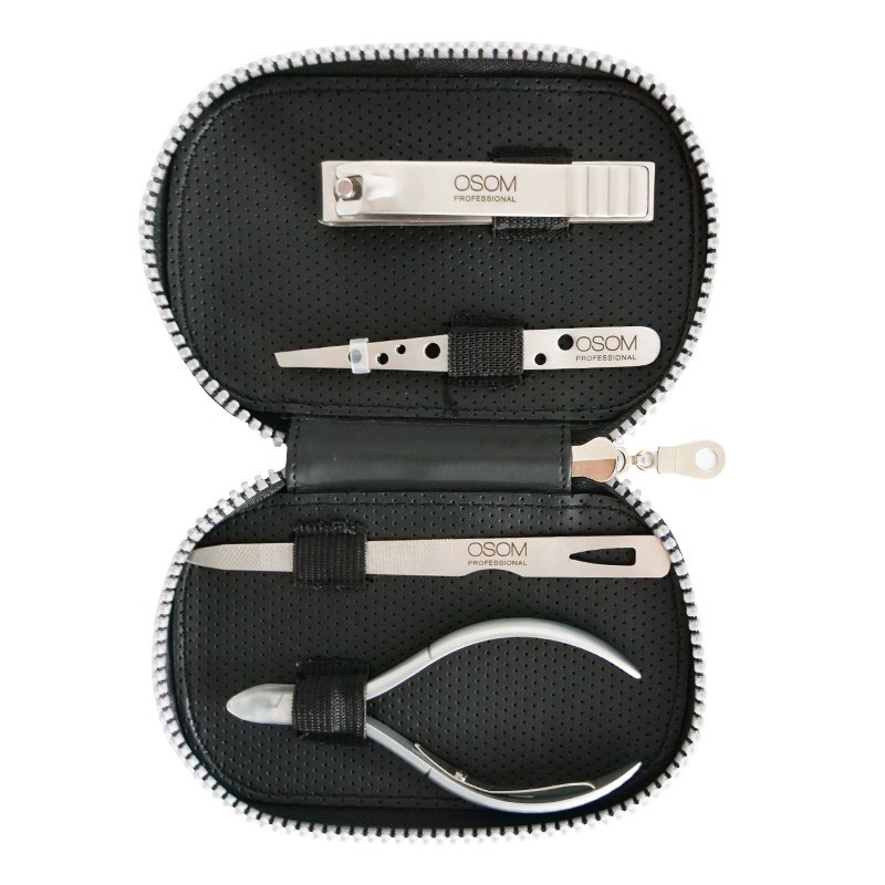 Manikiūro įrankių rinkinys Osom Professional Manicure Set OSOMPIMD02, 4 įrankių