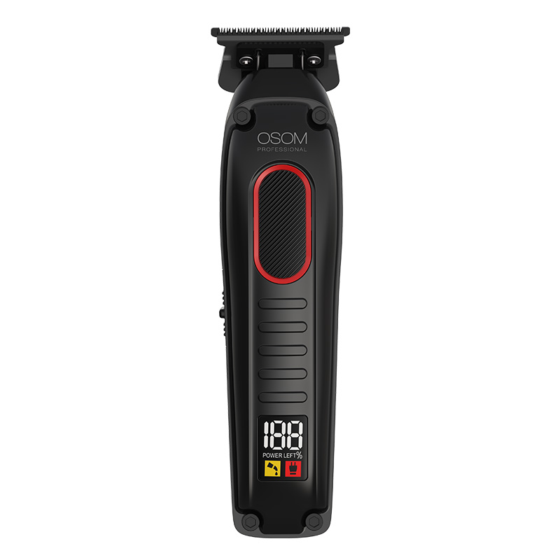 Profesionali plaukų kirpimo-kantavimo mašinėlė-trimeris OSOM Professional COMFORT Cordless Hair Trimmer OSOMPI78BL, juodos spalvos