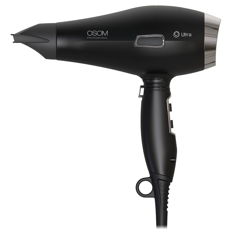 Plaukų džiovintuvas Osom Professional „Matte Black Hair Dryer“, OSOM6612BLDCHD