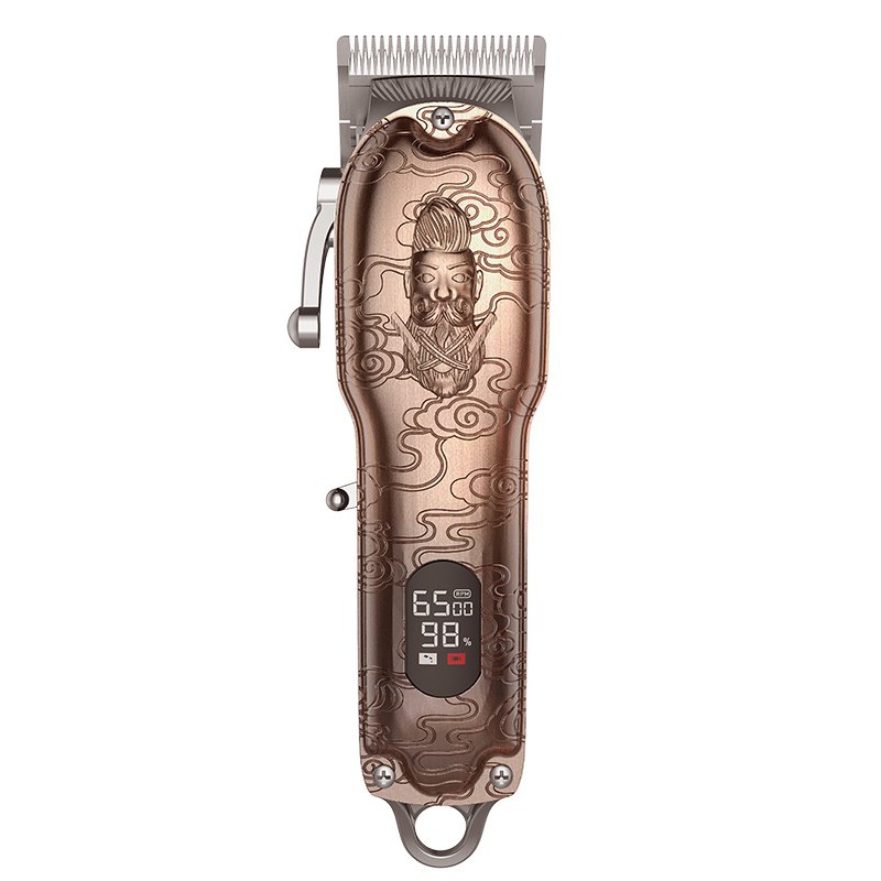 Profesionali plaukų kirpimo mašinėlė OSOM Professional Barber Hair Clipper OSOMHC187, su LCD ekranėliu